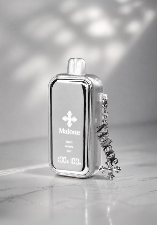 Malone キーリング (シルバーイニシャル)